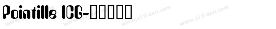 Pointille ICG字体转换